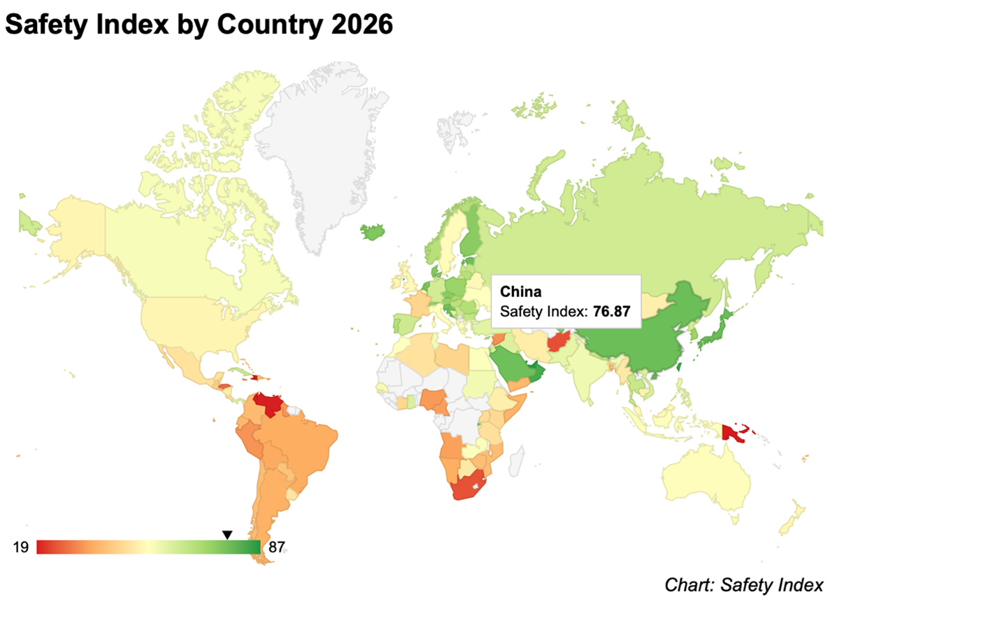 2. Global Safety Index Rankings