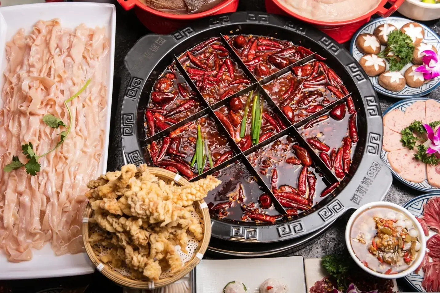 Traditional Sichuan hotpot