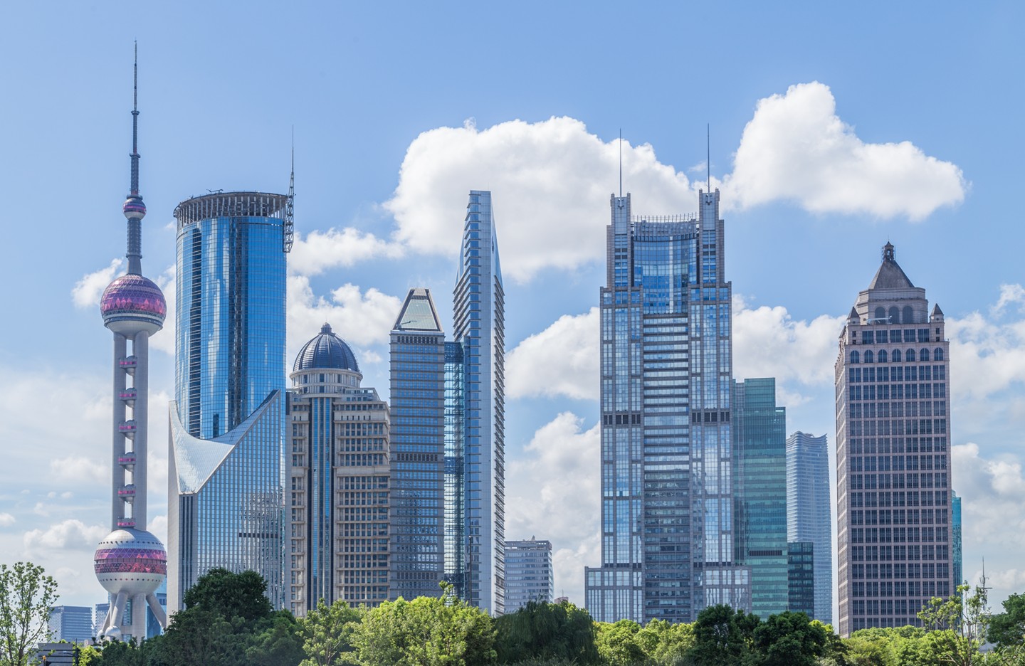 Skyline view of Shanghai